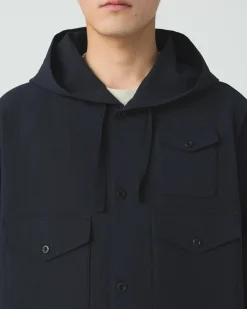 Easy Cloth Hooded Shirt