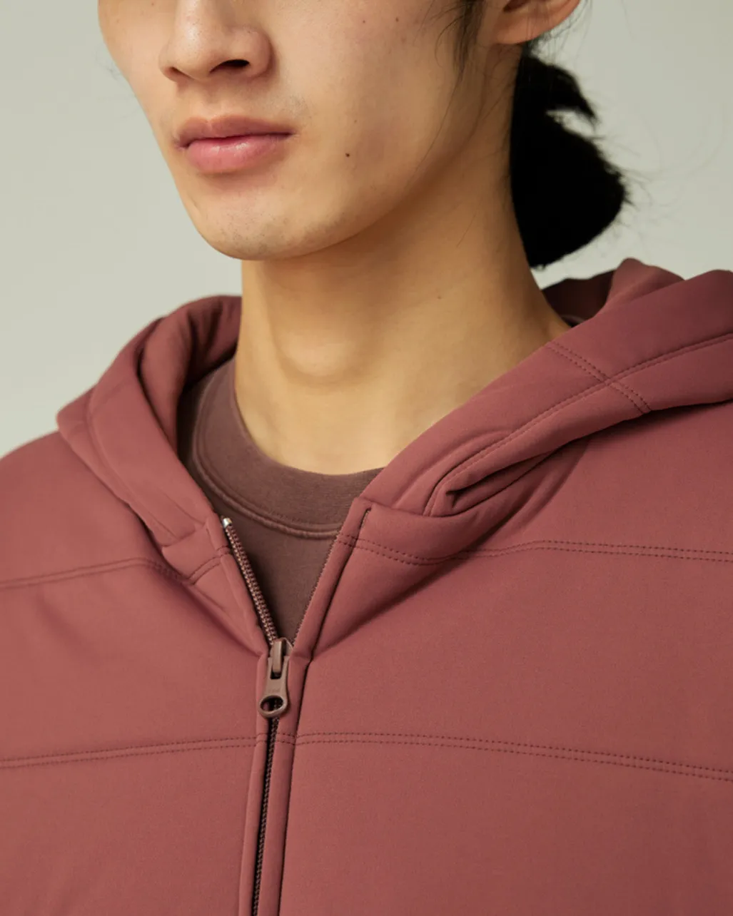 Flexible Insulated Zip Up Hoodie