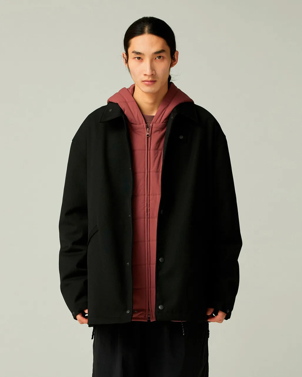 Hybrid Wool Coach Jacket