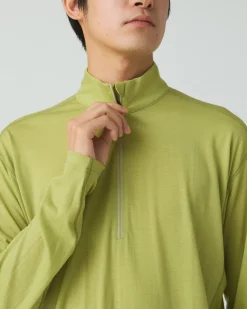 Merino Wool Half Zip Pullover