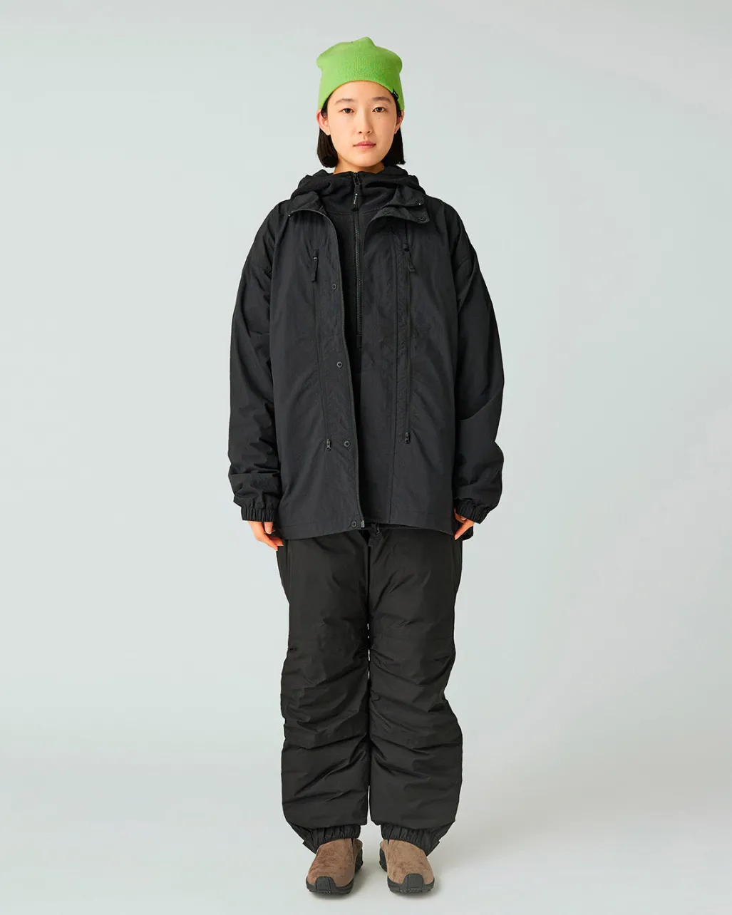 Nylon Tussah Utility Storage Jacket