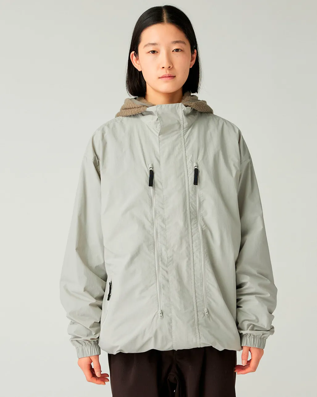 Nylon Tussah Utility Storage Jacket