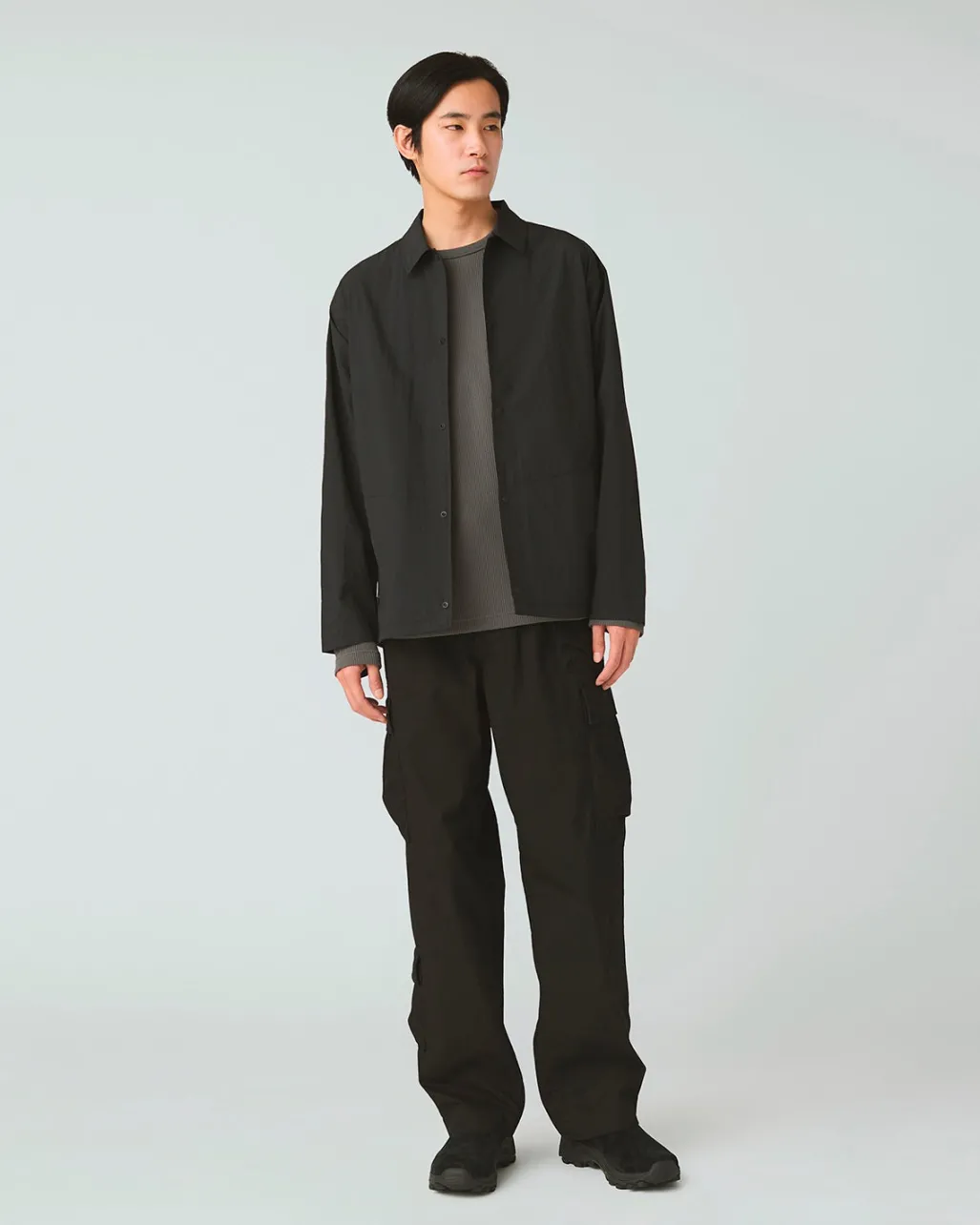 Nylon Tussah Utility Storage Shirt