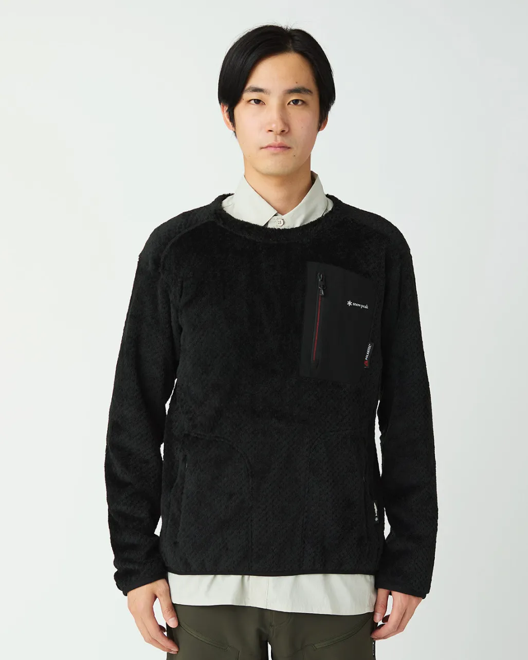 Polartec High Loft Fleece Crew Neck Sweater