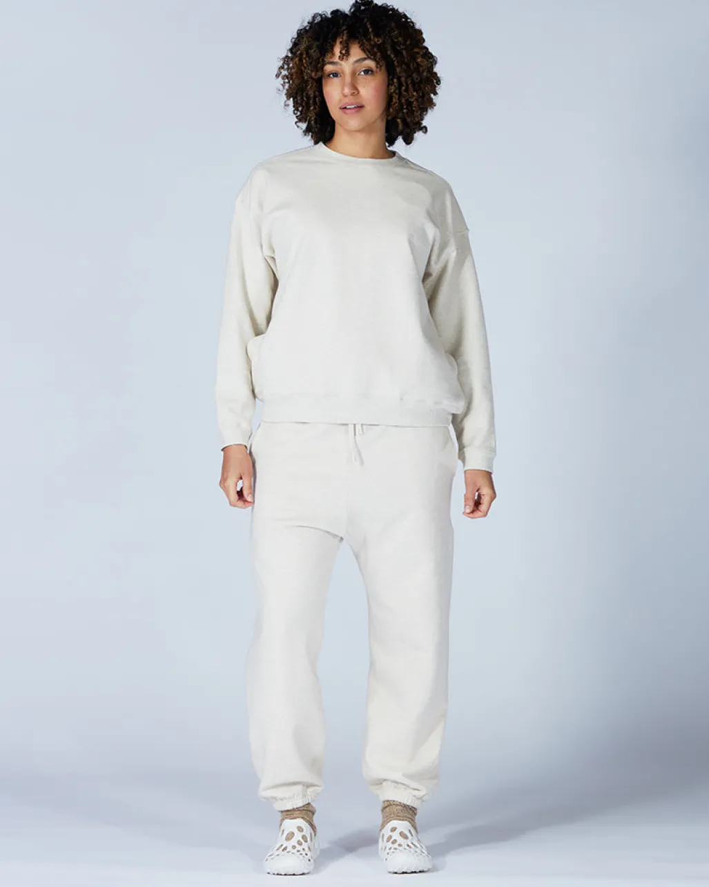 Recycled Cotton Sweat Crewneck