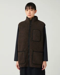 Recycled Wool Boa Vest