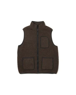 Recycled Wool Boa Vest