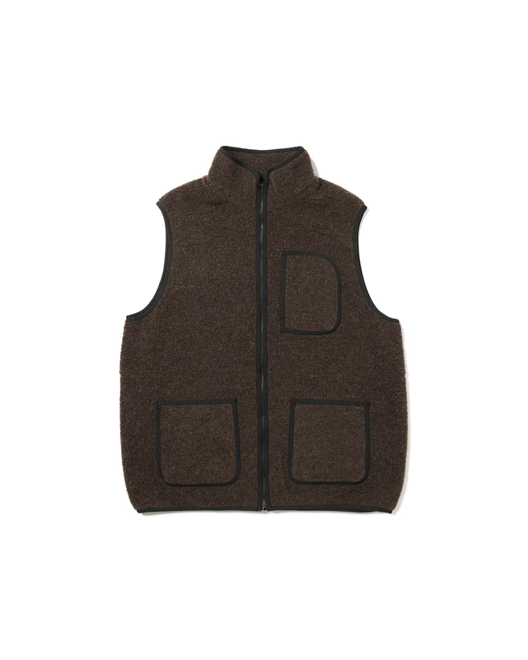 Recycled Wool Boa Vest