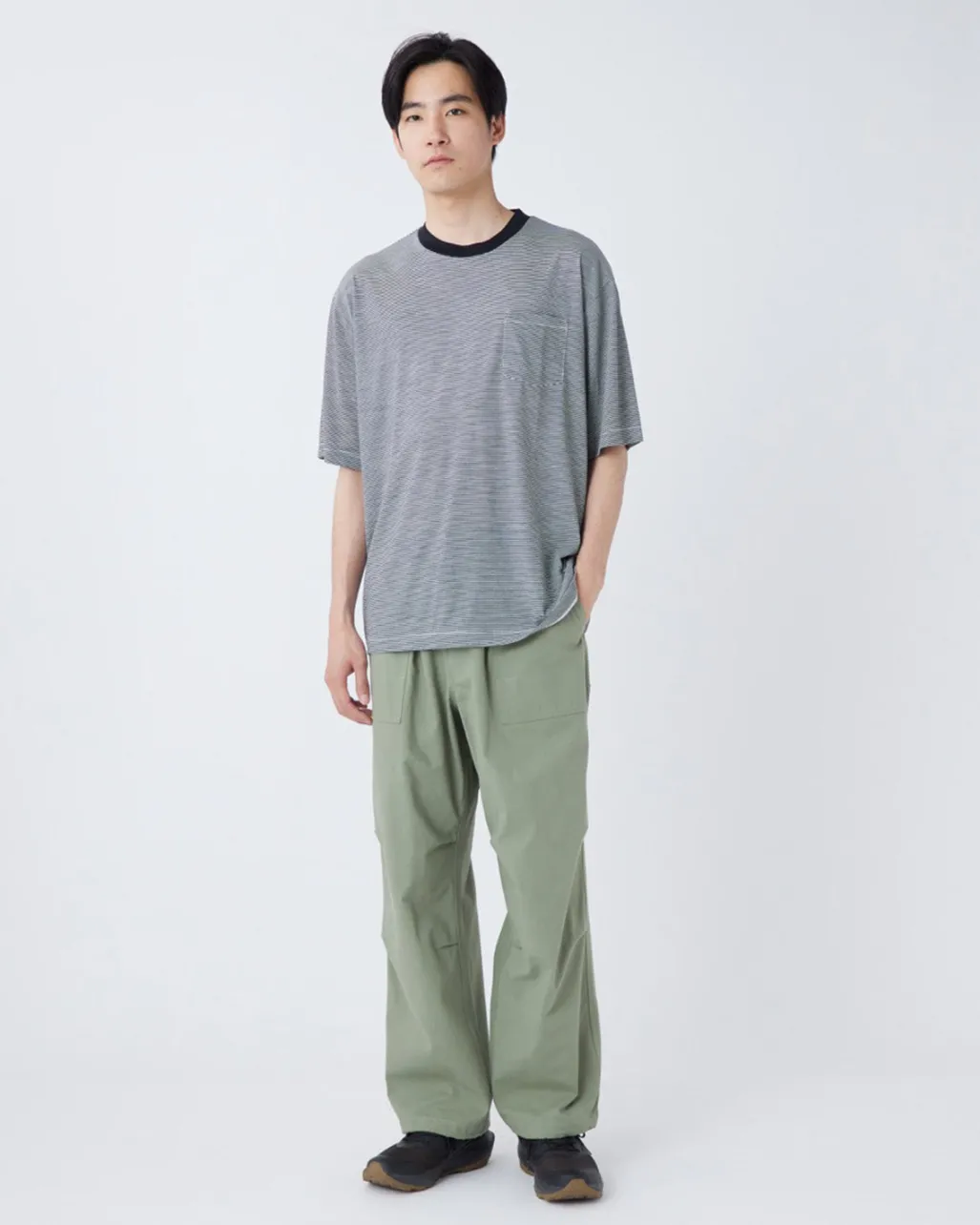 Summer Wool Stripe T-Shirt