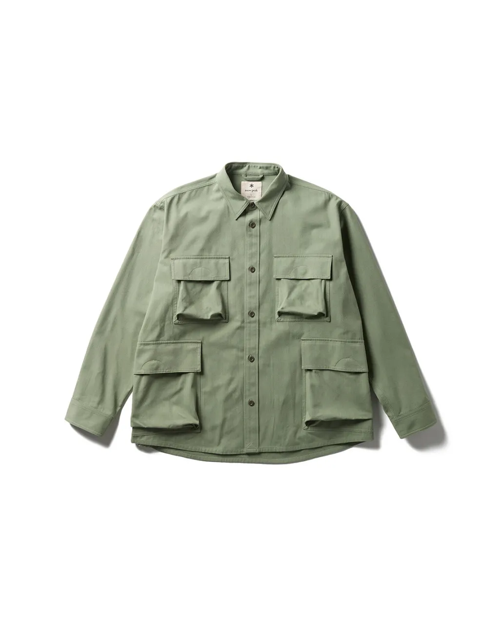 TAKIBI Herringbone Shirt Jacket