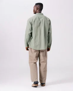 TAKIBI Herringbone Shirt Jacket