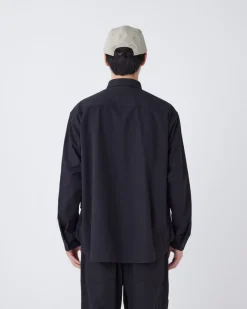 TAKIBI Herringbone Shirt Jacket