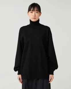 Washable Wool Turtleneck Knit