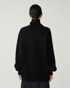 Washable Wool Turtleneck Knit