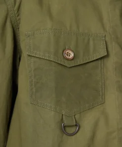 Waxed Cotton Coverall Jacket