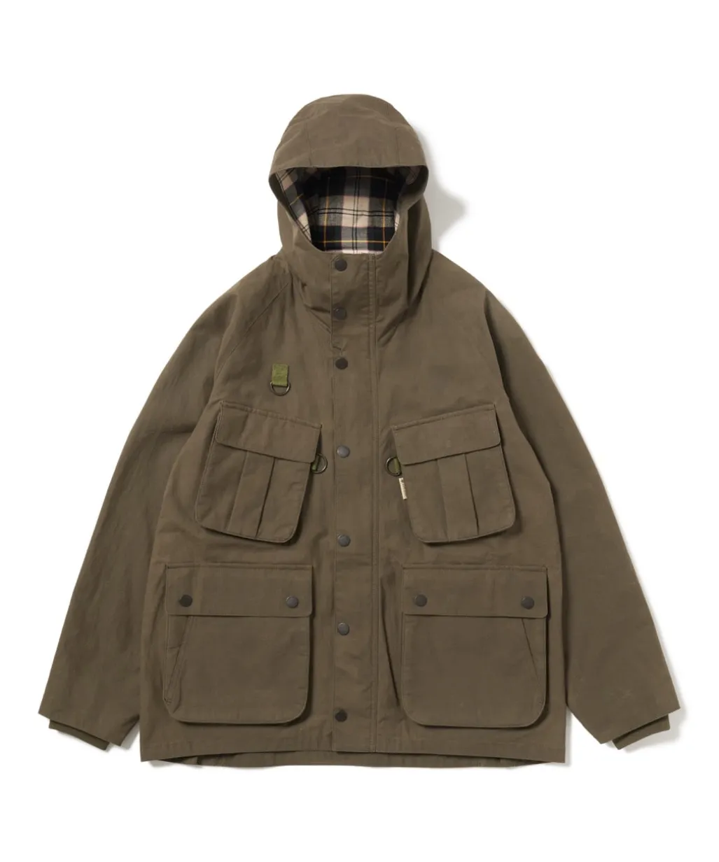 Waxed Cotton Hoodie